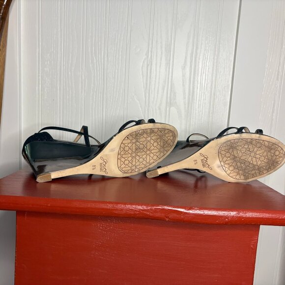 Jewel Badgley Mischka | Shoes | Jewel Badgley Mischa  Jewel Badgley Mischka Antoinette wedge glitter - Size 8.5